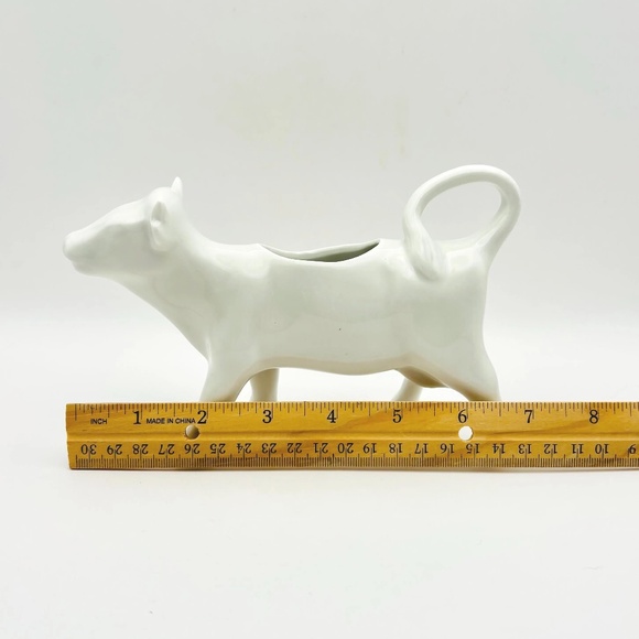 Vintage French Cow Creamer 7" - Picture 4 of 14